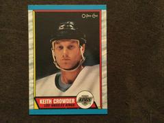 Keith Crowder #199 Hockey Cards 1989 O-Pee-Chee Prices