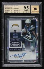 Melvin Gordon [Running Autograph Cracked Ice Ticket] #201 Football Cards 2015 Panini Contenders Prices