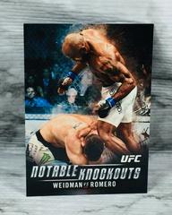 Yoel Romero Ufc Cards 2018 Topps UFC Notable Knockouts Prices