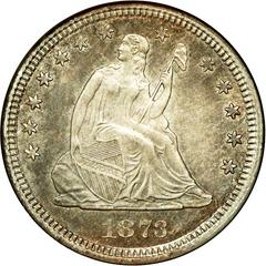 1873 [NO ARROWS PROOF] Coins Seated Liberty Quarter Prices