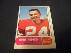 Frank Andruski Football Cards 1968 O Pee Chee CFL Prices