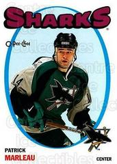 Patrick Marleau [Heritage] Hockey Cards 2001 O Pee Chee Prices