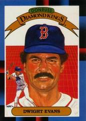 Dwight Evans [Diamond Kings] #16 Baseball Cards 1988 Leaf Prices
