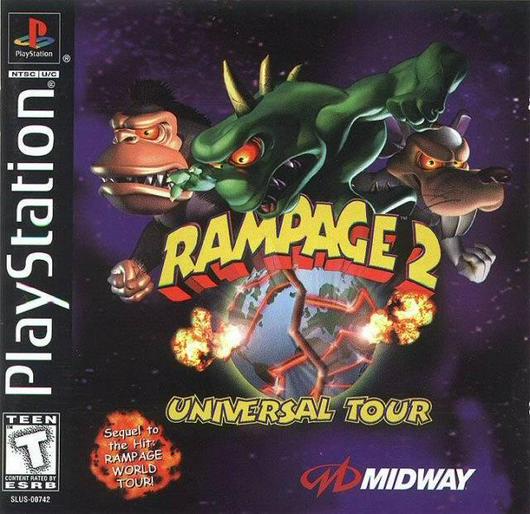 Rampage 2 Universal Tour Cover Art