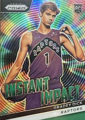 Gradey Dick [Green] #20 Basketball Cards 2023 Panini Prizm Instant Impact Prices
