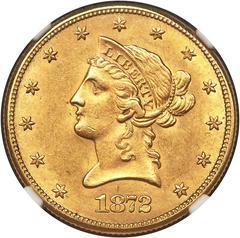 1872 CC Coins Liberty Head Gold Eagle Prices
