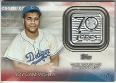 Roy Campanella #T70P-RC Baseball Cards 2021 Topps 70th Anniversary Logo Patch Prices