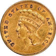 1856 S Coins Three Dollar Gold Prices