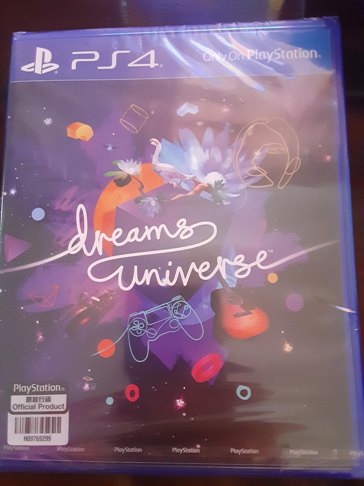 Dreams New Item, Box, and Manual Playstation 4
