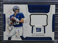 Eli Manning Football Cards 2018 National Treasures Franchise Prices