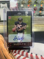Garrett Wolfe [Autograph Refractor] Football Cards 2007 Topps Chrome Prices