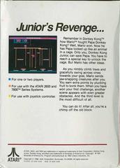  Donkey Kong Junior - Back | Donkey Kong Junior Atari 2600