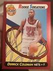 Derrick Coleman Basketball Cards 1991 Fleer Rookie Sensations Prices