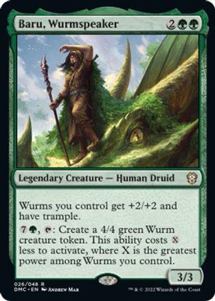 Baru, Wurmspeaker #26 Magic Dominaria United Commander