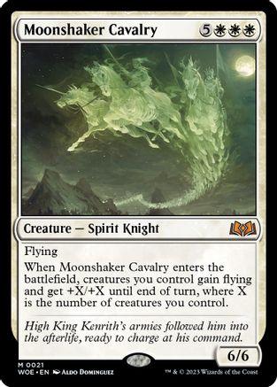 Moonshaker Cavalry [Foil] #21 Magic Wilds of Eldraine