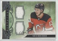 Nico Hischier [Horizontal Material Gold] Hockey Cards 2020 Upper Deck Artifacts Prices