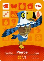 Pierce #336 [Animal Crossing Series 4] Amiibo Cards Prices