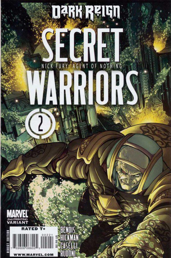 Secret Warriors [2nd Print Caselli] #2 (2009) Comic Books Secret Warriors