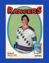 Dale Rolfe #219 Hockey Cards 1971 O-Pee-Chee Prices
