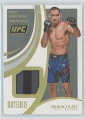 Tony Ferguson [Gold] #M-TFG Ufc Cards 2021 Panini Immaculate UFC Materials Prices