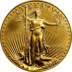 1998 Coins $25 American Gold Eagle Prices