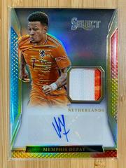 Memphis Depay [Tie Dye] Soccer Cards 2016 Panini Select Jersey Autographs Prices