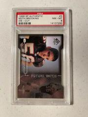 Keith Brooking [Die Cut] Football Cards 1998 SP Authentic Prices