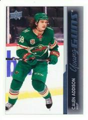 Calen Addison [Clear Cut] Hockey Cards 2021 Upper Deck Prices