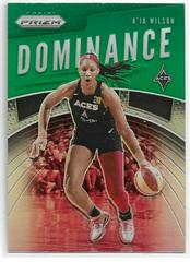A'ja Wilson [Prizm Green] #12 Basketball Cards 2020 Panini Prizm WNBA Dominance Prices