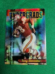 Tony Gonzalez [ [Refractor]] Football Cards 1998 Topps Finest Undergrads Prices