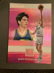John Stockton #2 Basketball Cards 2017 Panini Status Status Quo Prices