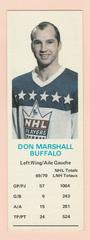 Don Marshall Hockey Cards 1970 Dad's Cookies Prices