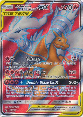 Reshiram & Charizard GX #194 Prices | Pokemon Unbroken Bonds | Pokemon ...