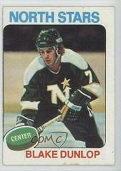 Blake Dunlop #16 Hockey Cards 1975 Topps Prices