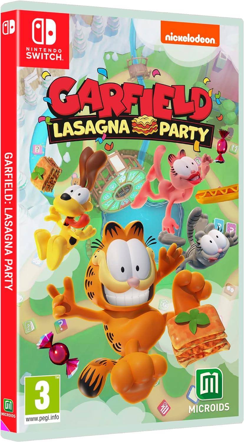 Garfield Lasagna Party PAL Nintendo Switch