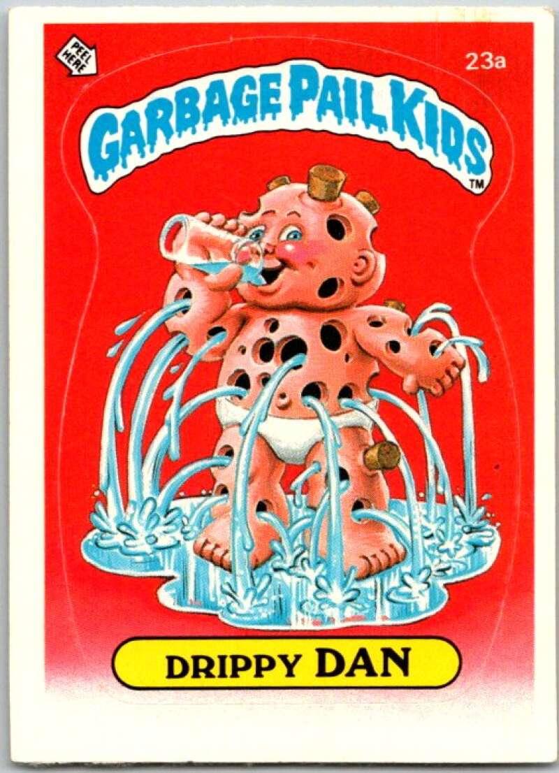 Drippy DAN [Glossy] 23a Prices 1985 Garbage Pail Kids GPK Cards
