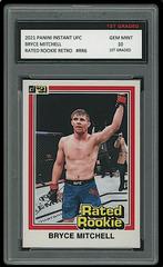 Bryce Mitchell Ufc Cards 2021 Panini Instant UFC Rated Rookie Retro Prices