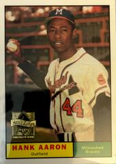 1961 Topps Reprint #8 Baseball Cards 2000 Topps Hank Aaron Prices