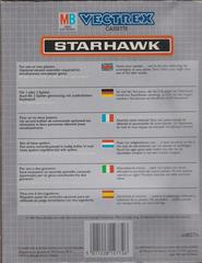 Box Rear | Starhawk PAL Vectrex