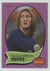 Trevor Lawrence [Purple] #11 Football Cards 2021 Topps X Trevor Lawrence Prices