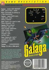 Galaga: Demons Of Death - Back | Galaga: Demons of Death NES