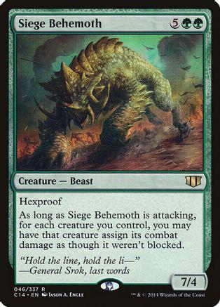 Siege Behemoth Prices | Magic Commander 2014 | Magic Cards