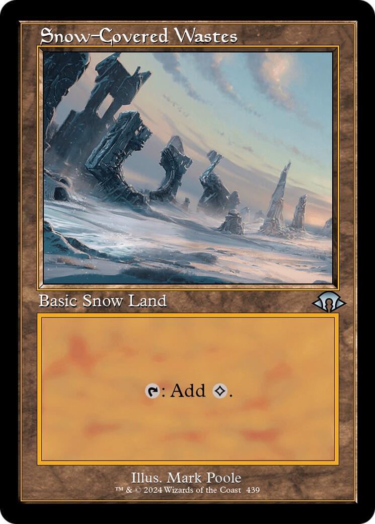 Snow-Covered Wastes [Foil] #439 Magic Modern Horizons 3