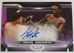 Israel Adesanya [Purple] Ufc Cards 2020 Topps UFC Knockout Autographs Prices