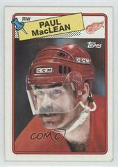 Paul MacLean #38 Hockey Cards 1988 Topps Prices