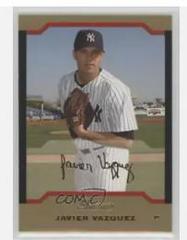 Javier Vazquez #101 Baseball Cards 2004 Bowman Prices