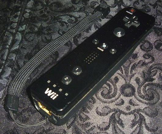 Black Wii Remote photo