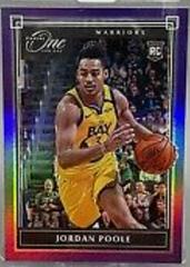 Jordan Poole [Purple] #116 Basketball Cards 2019 Panini One and One Prices