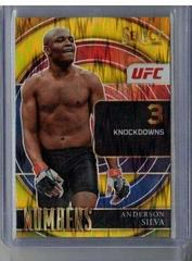 Anderson Silva [Gold] #25 Ufc Cards 2022 Panini Select UFC Numbers Prices