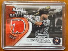 Alex Bregman Baseball Cards 2021 Topps Major League Material Relics Prices